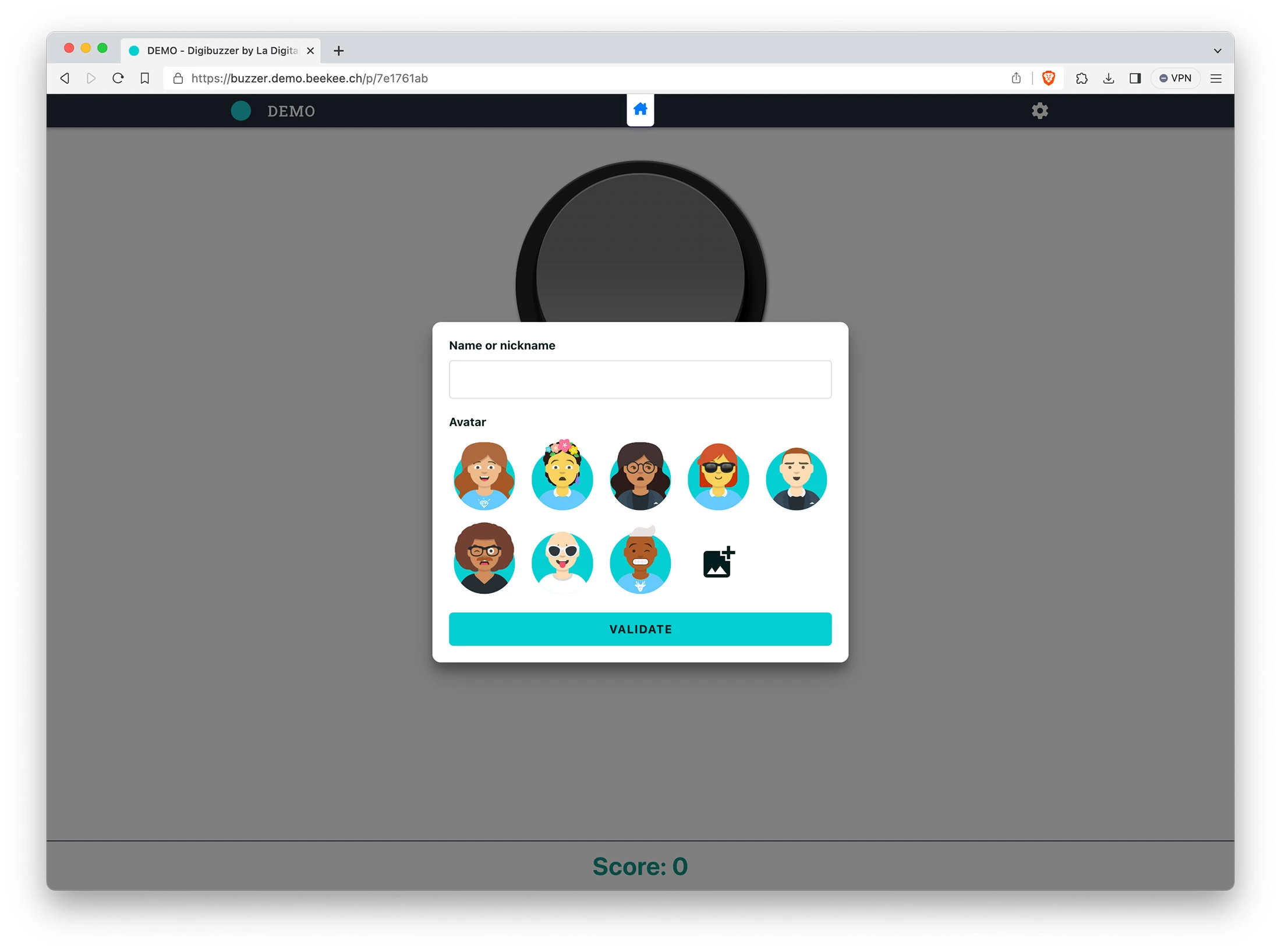 DigiBuzzer screenshot