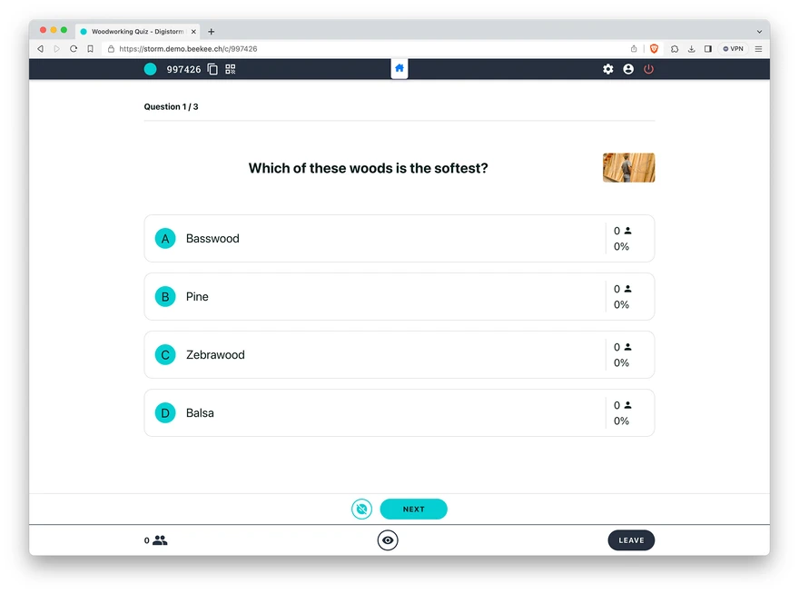 Digistorm screenshot